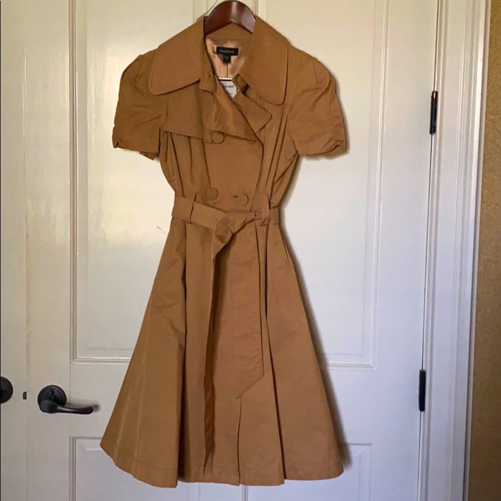 Bebe trench dress/jacket - Picture 1 of 8